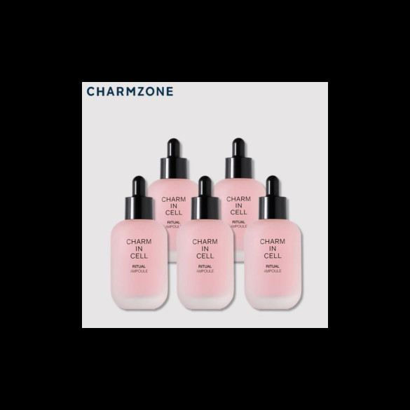 참존 참인셀 리추얼 앰플 50ml 5개 /콜라겐 캡슐이 함유/ 탄력 솔루션 앰플 